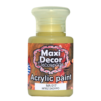 Ακρυλικό Χρώμα 60ml Maxi Decor Μπεζ Σκούρο ΜΑ017_MA017060